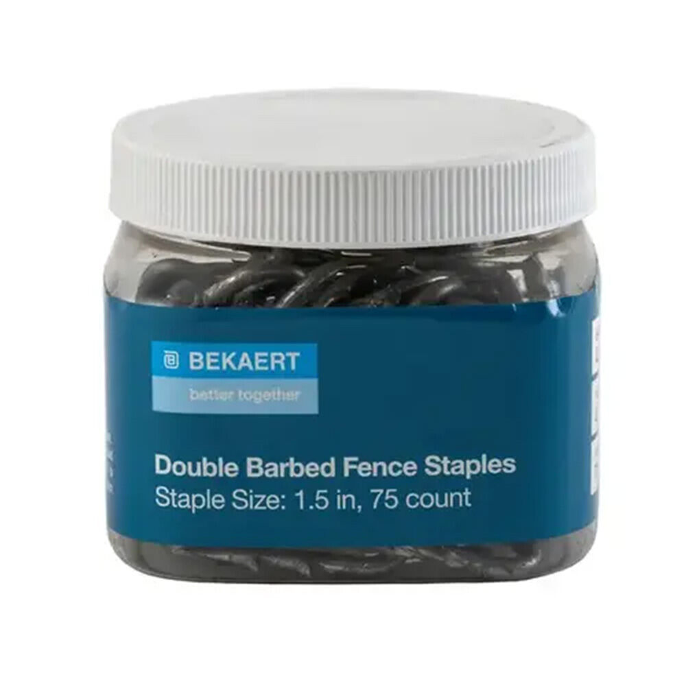 image of 1 1/2 in Double Barbed Fence Staples, 75 ct