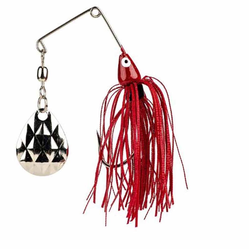 image of 1/8 oz Mini-King Spinner Bait Lure, Red