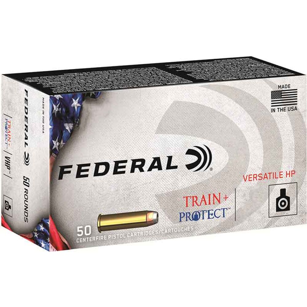 image of Train + Protect 38 Special 158 Grain VHP Handgun Ammunition, 50 rounds