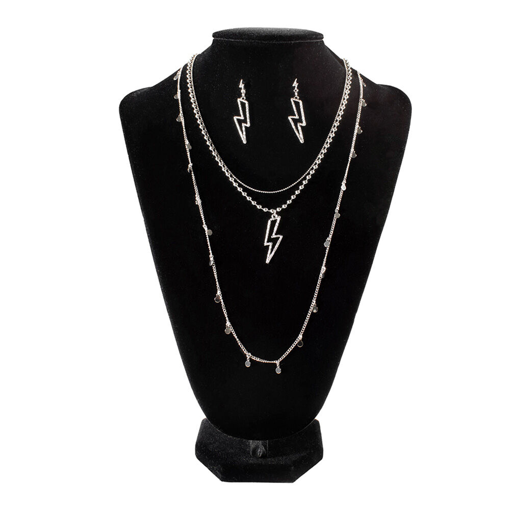 image of Women's Lightning Bolt Jewelry Set