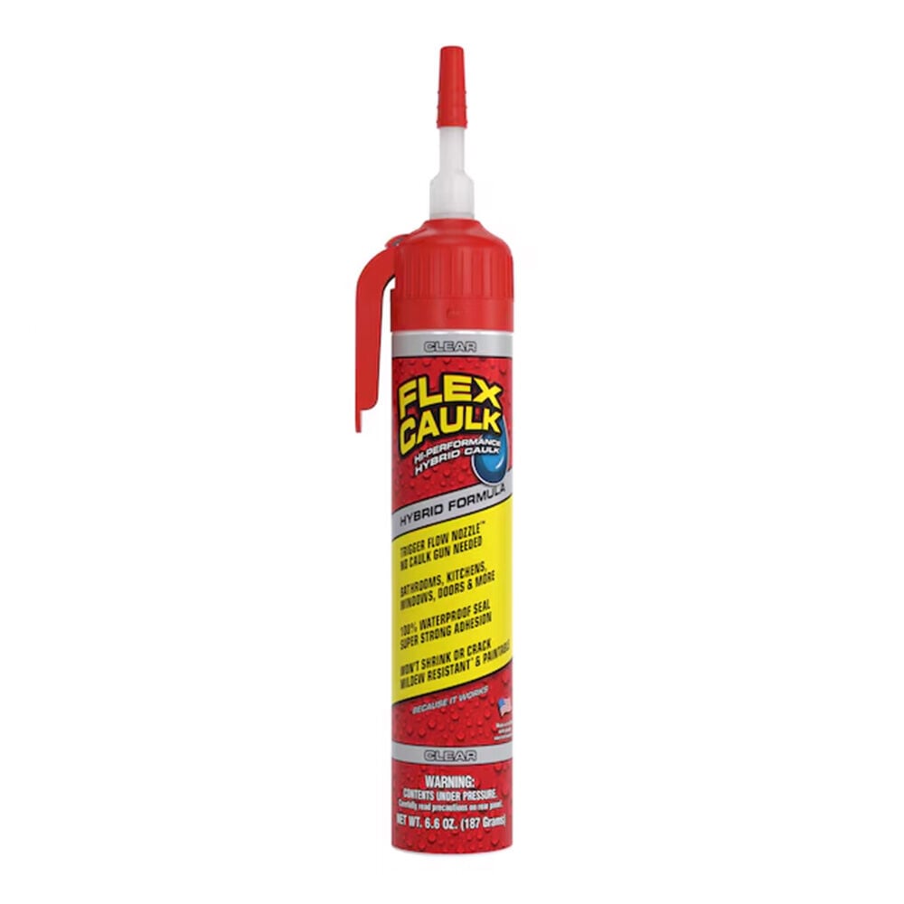 image of Clear Silicone Caulk, 6.5 oz