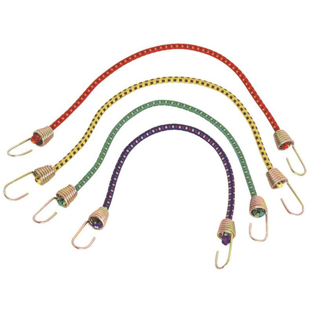image of Light Duty Mini Bungee Cords, 4 pk