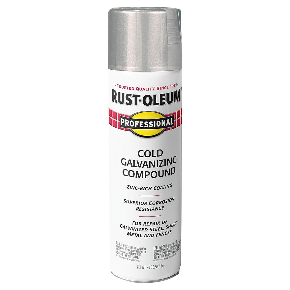 image of Professional Galvanizing Spray Paint, 20 oz, Gray