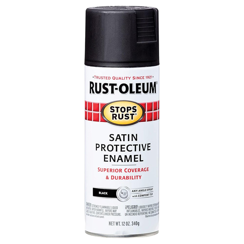 image of Stop Rust Satin Enamel Spray Paint, 12 oz