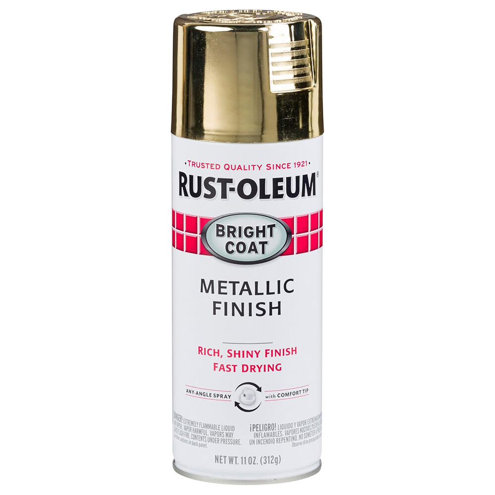 image of Stops Rust Bright Coat Metallic Spray Paint, 11 oz