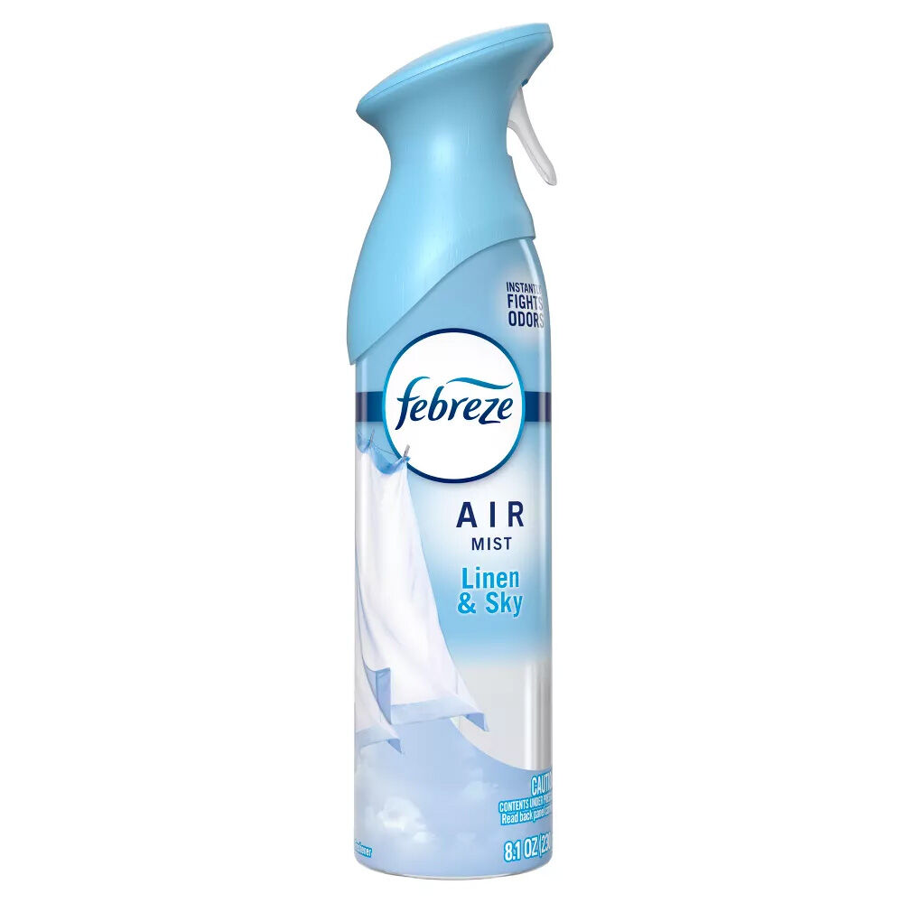 image of Odor-Fighting Air Freshener, Linen and Sky, 8.1 oz