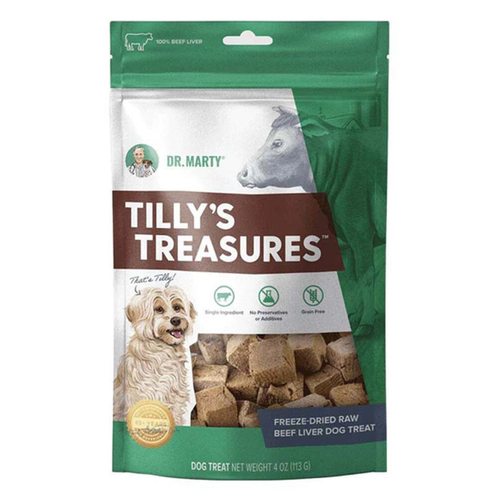 image of Freeze-Dried Raw Dog Treat- Tilly's Treasures, 4 oz