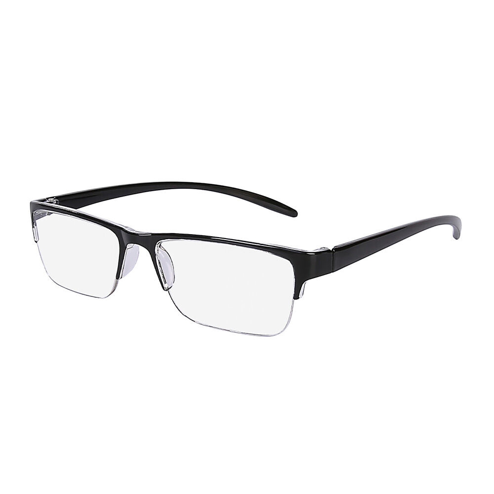 image of Men's Lee 1.50 Diopter Plastic Half Frame Reading Glasses