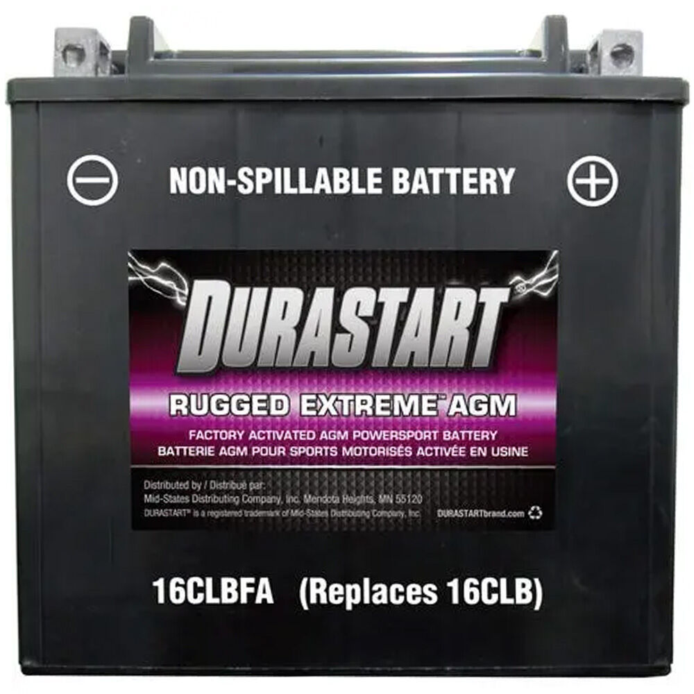 image of 12V Powersport Rugged UTV/Motorcycle Battery, 16CLBFA