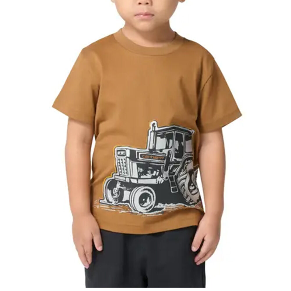 image of Toddler's Tractor Short Sleeve T-Shirt
