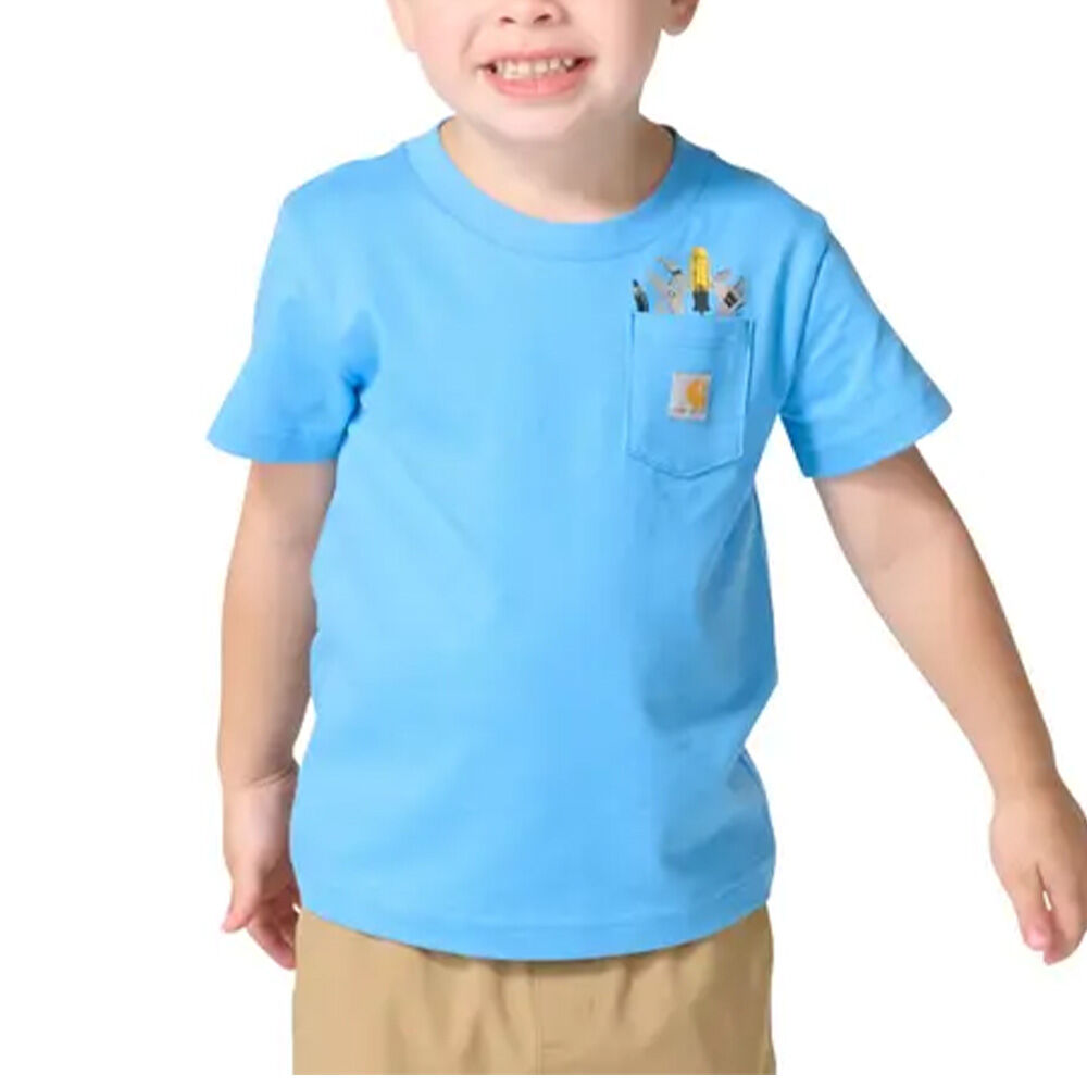 image of Toddler's Tool Pocket Short Sleeve T-Shirt