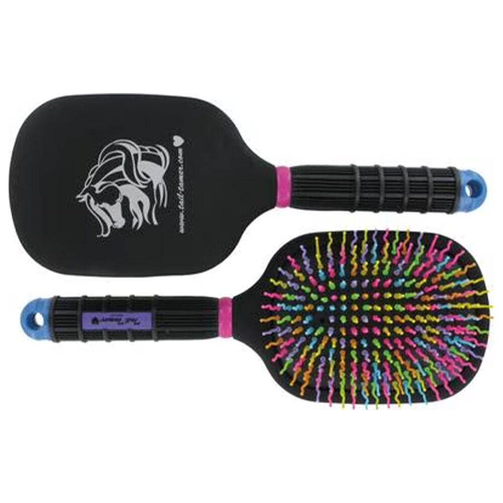 image of Rainbow Paddle Horse Brush