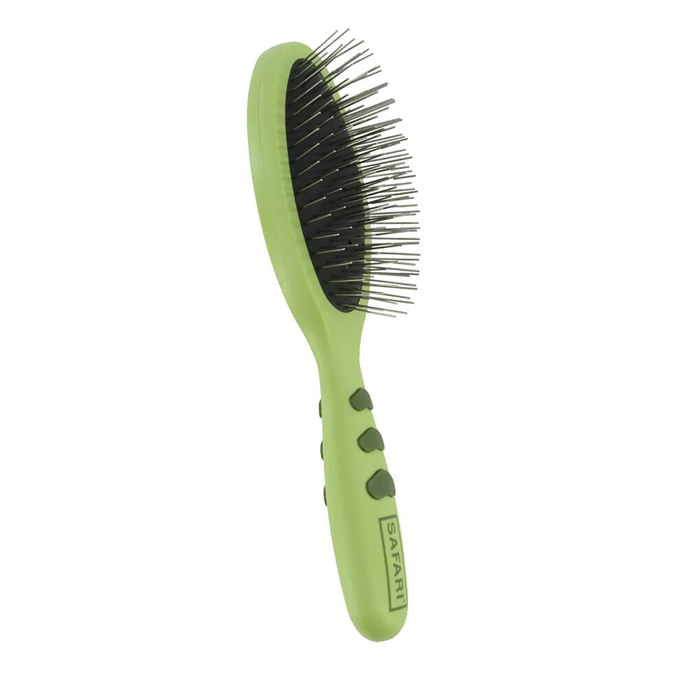 image of Wire Pin Brush With Plastic Handle, Small