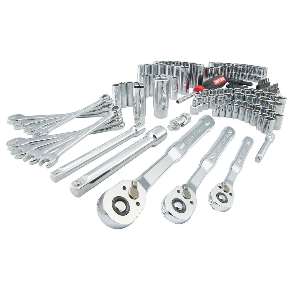 image of Standard And Metric Mechanics Tool Set, 135 pc