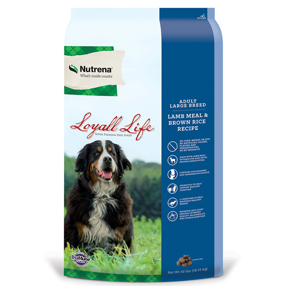 image of Loyall Life Dry Dog Food- Large Breed, Lamb Meal and Brown Rice, 40 lb