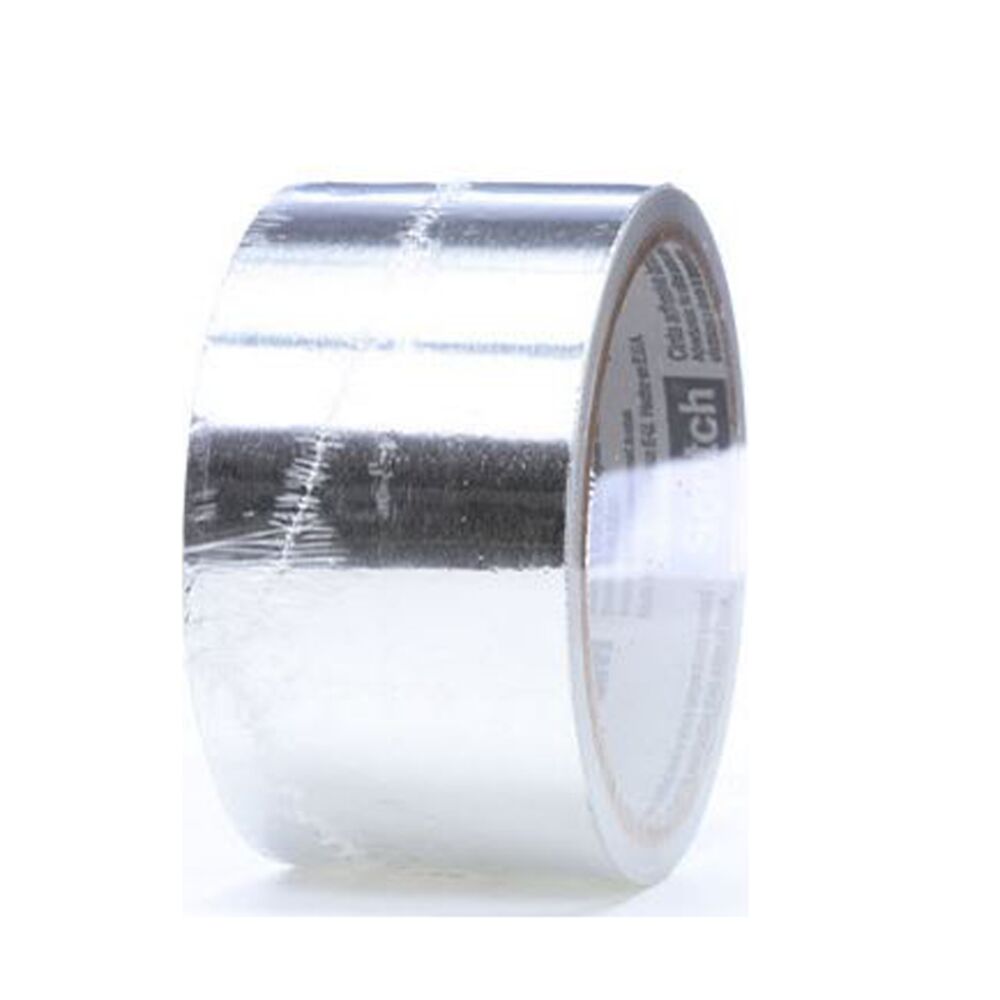 image of 3M Scotch Aluminum Foil Tape, 2 in x 10 yd