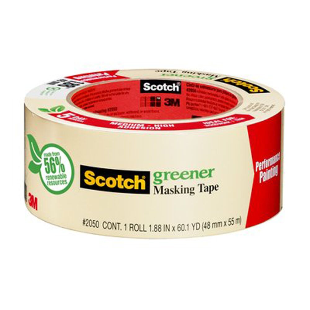 image of 3M Scotch Greener Masking Tape, .94 in x 60 yd