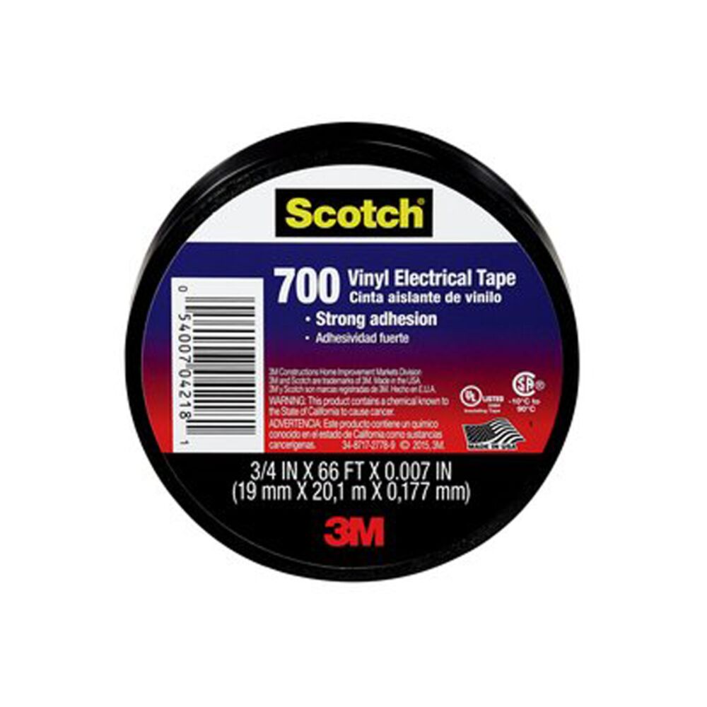 image of 3M Scotch 700 Vinyl Electrical Tape, 3/4 in x 66 ft
