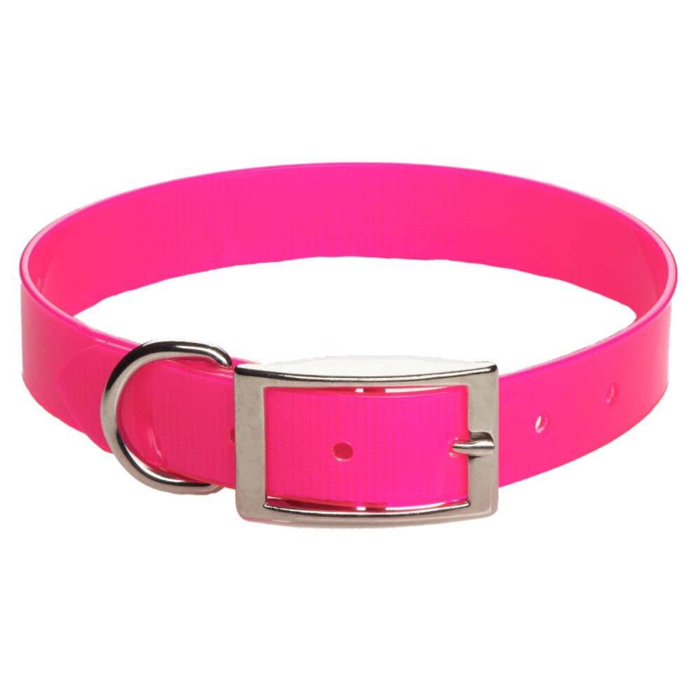 image of Pink Biothane Collar, 1 in x 16 in