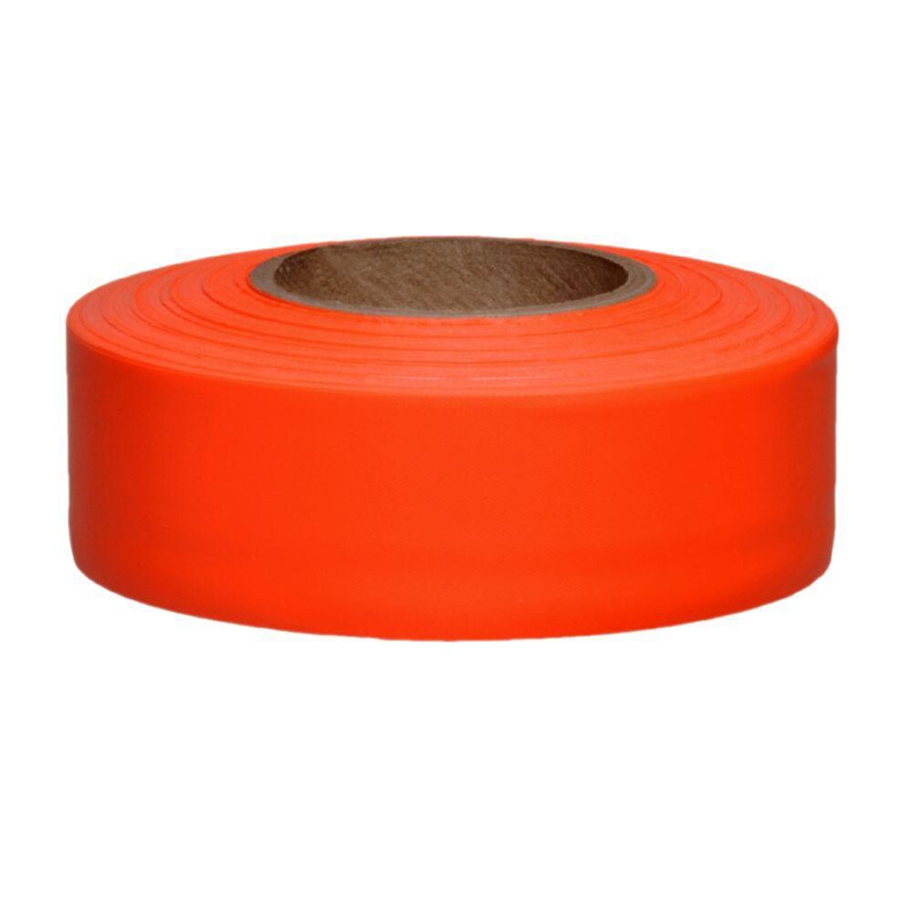 image of Orange Glo Flag Tape, 1 in x 200 ft