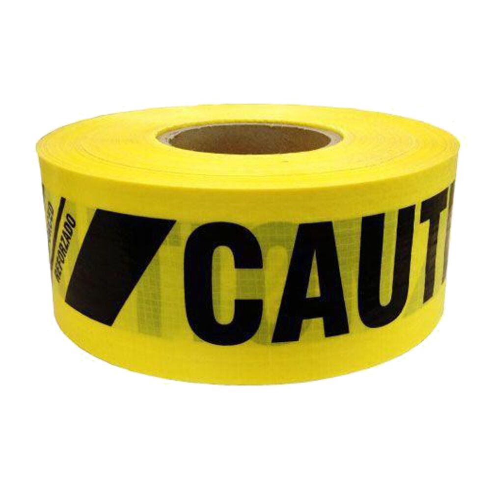 image of Yellow Caution Barricade Tape, 3 in x 1000 ft