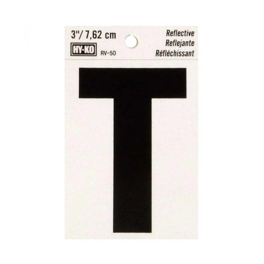 image of 3 in Reflective Letters T