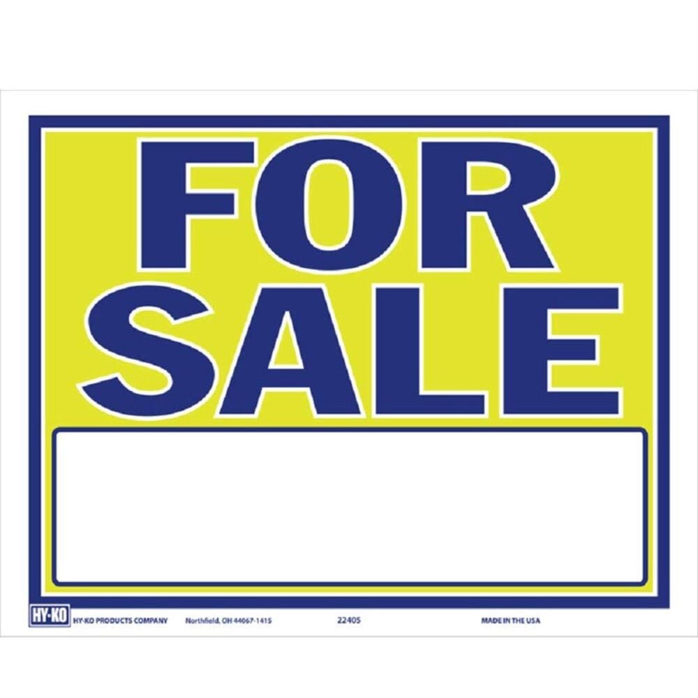 image of 9-Inch X 13-Inch Neon For Sale Sign