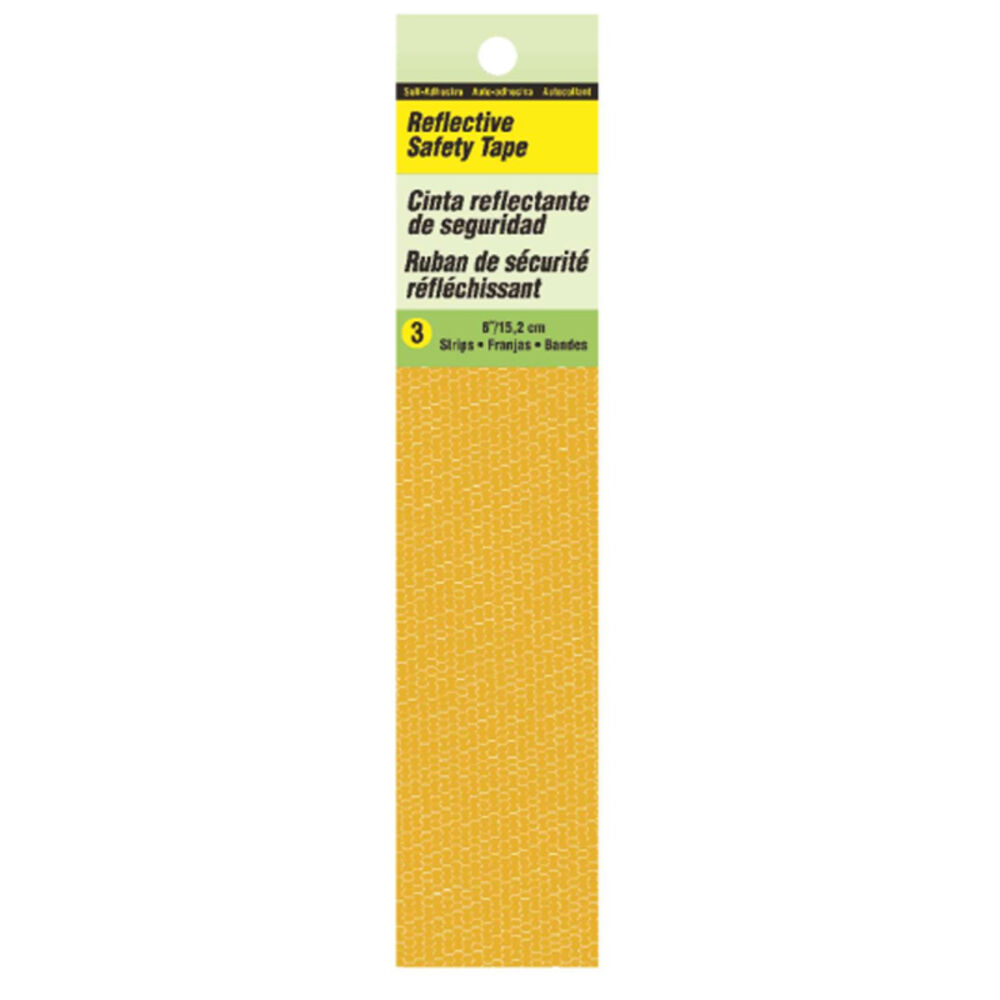 image of 6 in. Rectangle Yellow Safety Tape