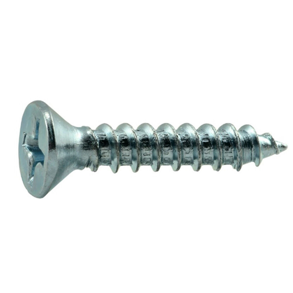 image of 8 X 7/8 Phillips Flat Wood Screw