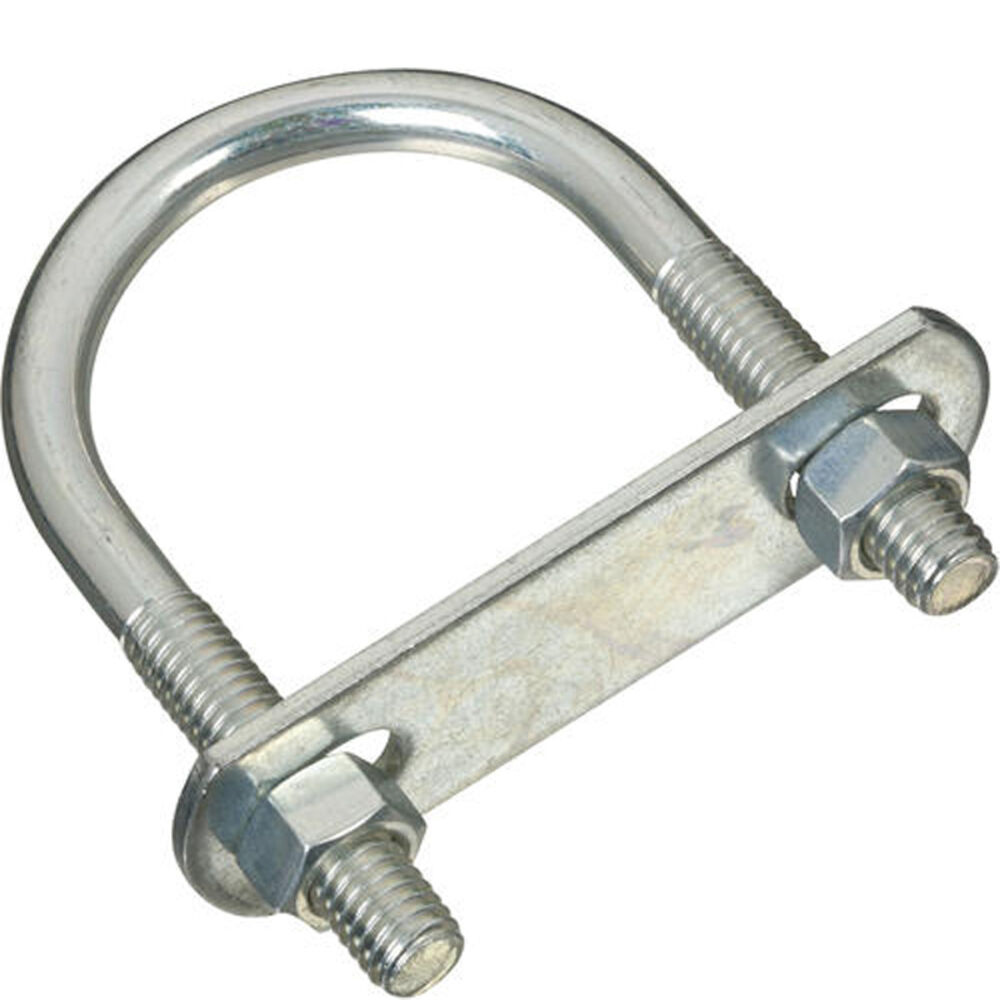 image of 3/8-Inch x 2-Inch x 3-1/2-Inch Zinc U-Bolt