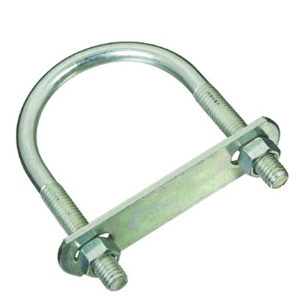 image of 3/8-Inch x 2-1/2-Inch x 4-Inch Zinc U-Bolt