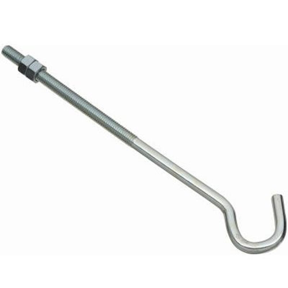 image of 10-Inch Zinc Hook Bolt