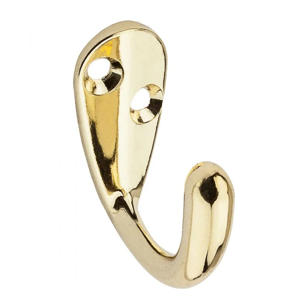 image of 162 Clothes Hooks in Brass - N199-182