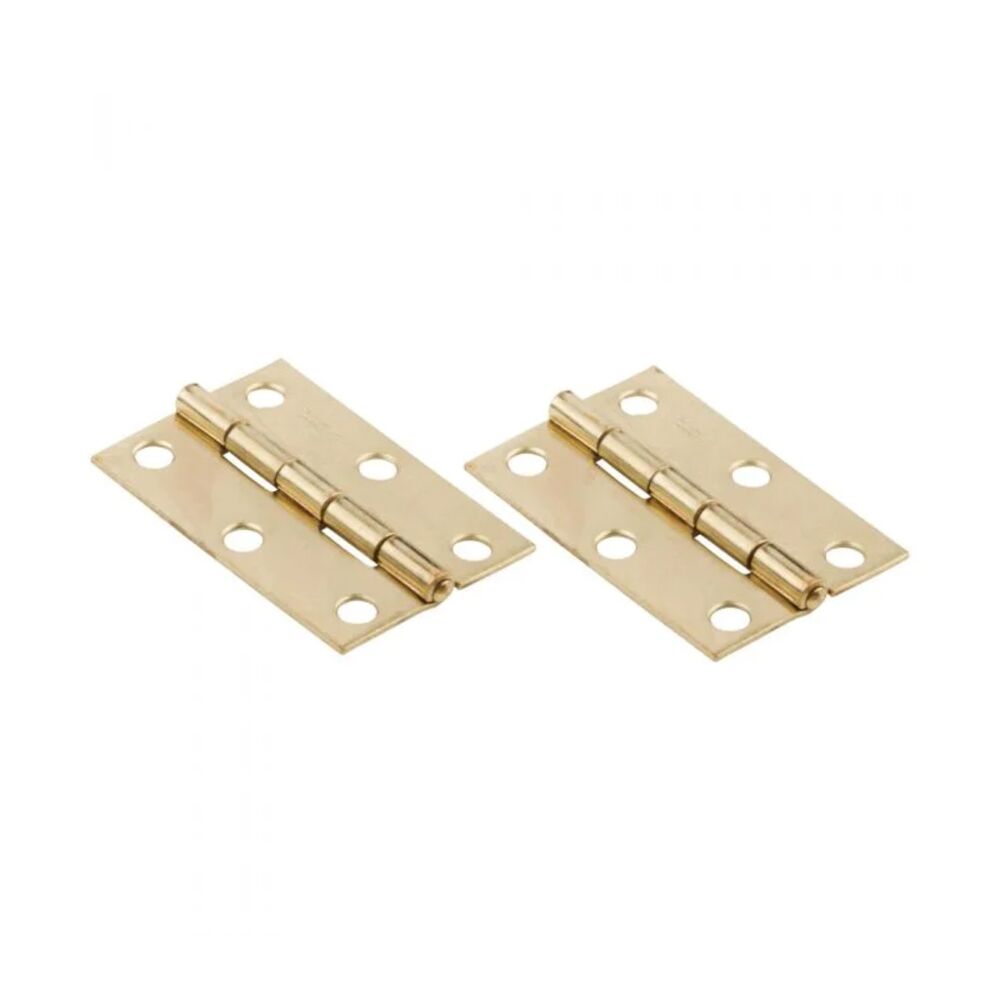 image of 518 Non-Removable Pin Hinges in Brass - N146-290