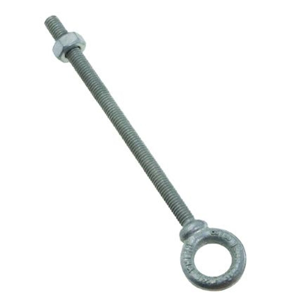 image of N245-142 Eye Bolt 3/8 By 6 in Galvanized Forged