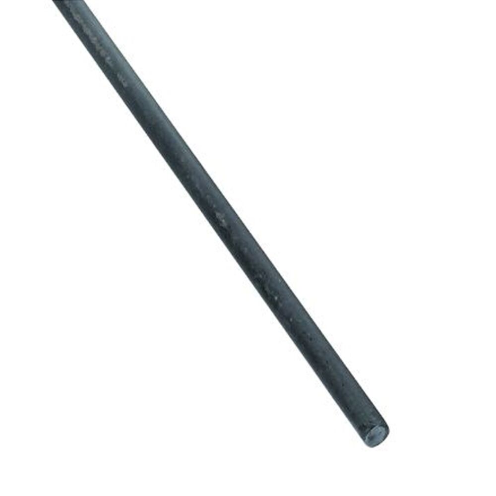 image of N215-343 Weldable Round Rod 3/8 Inch Diameter By 72 Inch Cold Rolled Plain Steel
