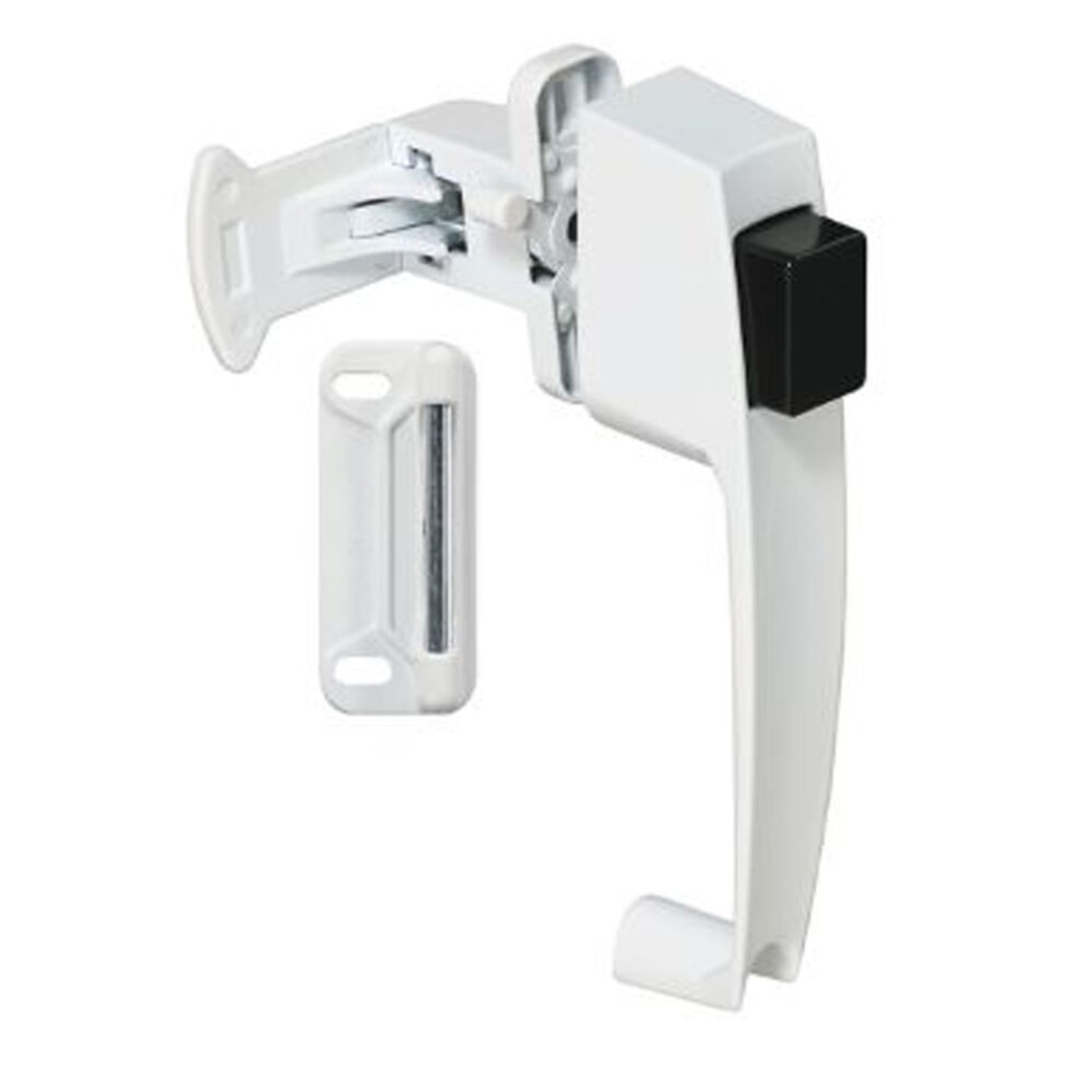 image of Push Button Latch 1-3/4 Inch White