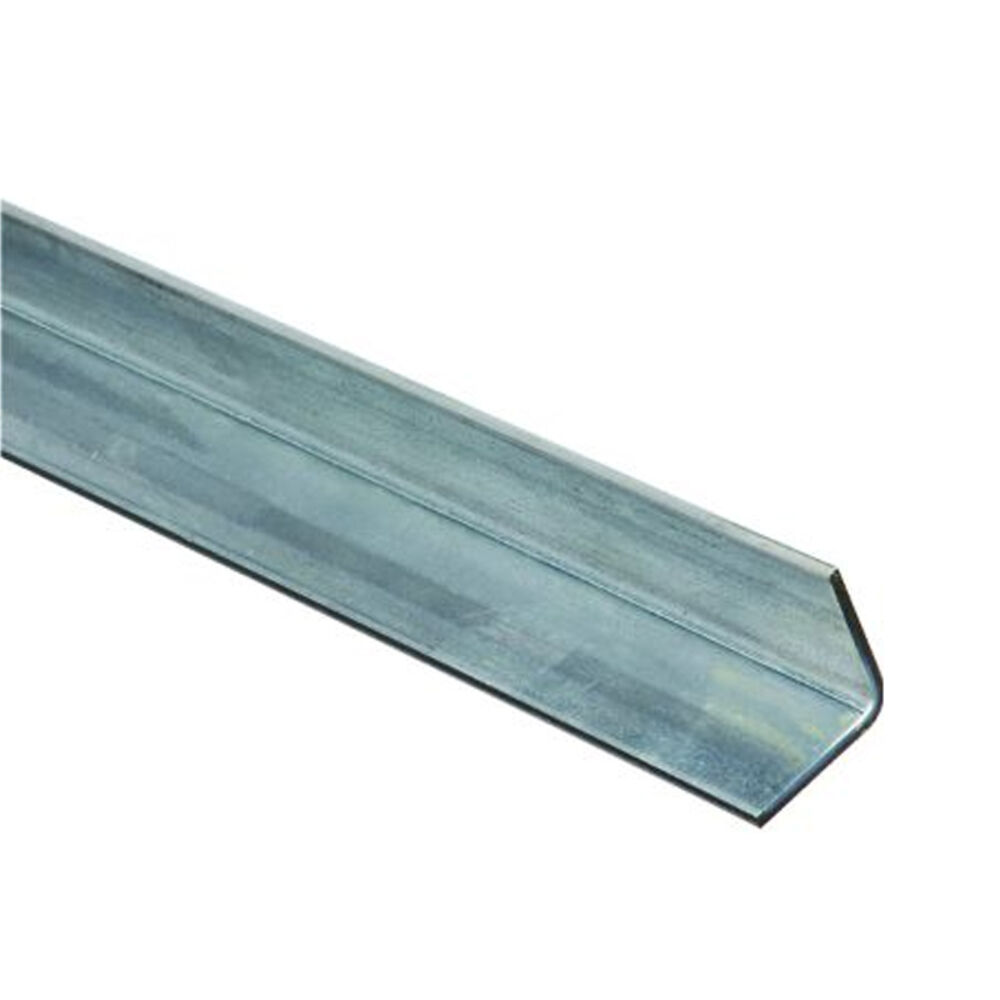 image of N179-978 Solid Angle 12 Gauge Steel 1-1/4 By 1-1/4 By 72 Inch Galvanized