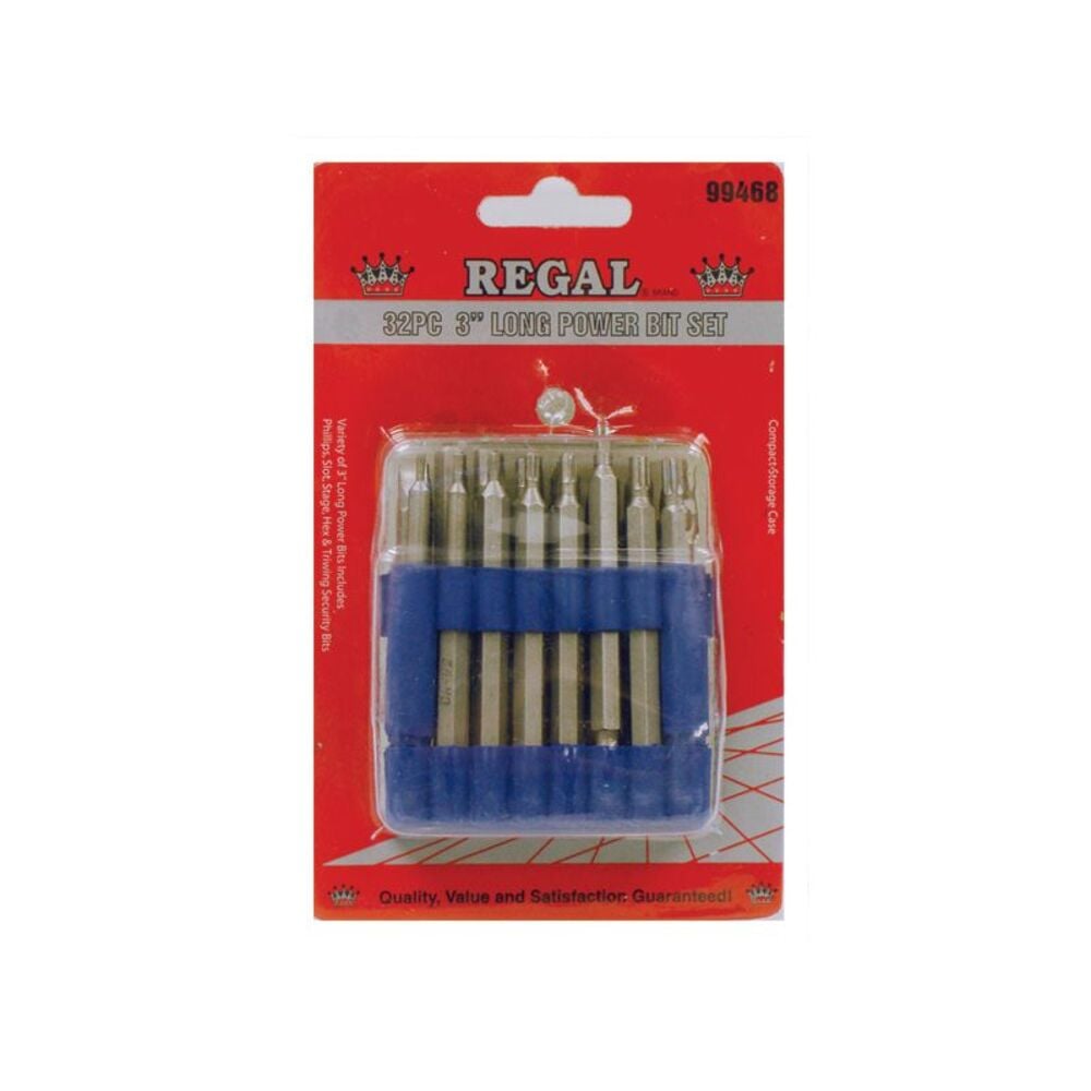 image of 32-Piece 3 Long Power Bit Set