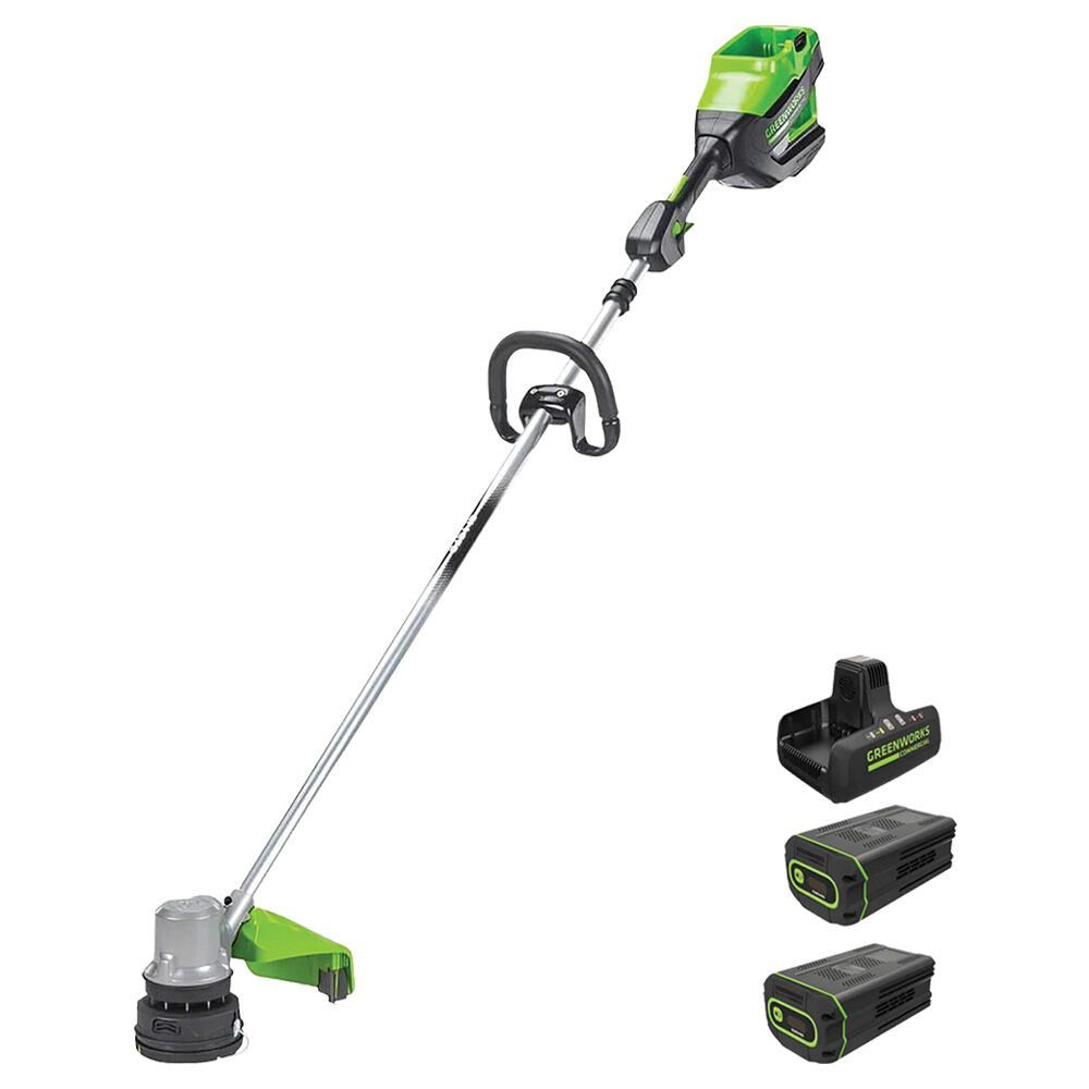 image of 82V Cordless String Trimmer with 2.5Ah Battery and Charger