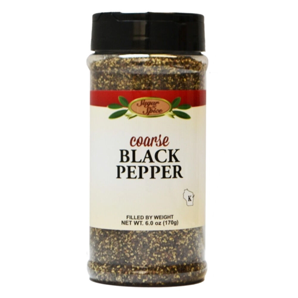 image of Coarse Black Pepper- 6 oz
