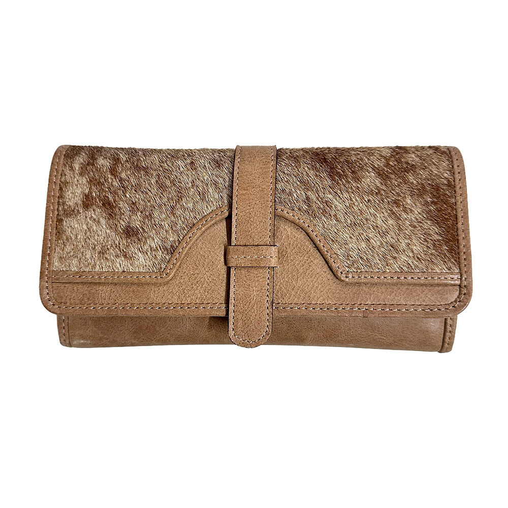 image of Women's Hairon Embossed Clutch