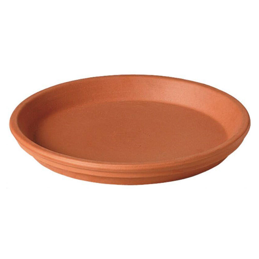 image of Terra Cotta Saucer, 7 in