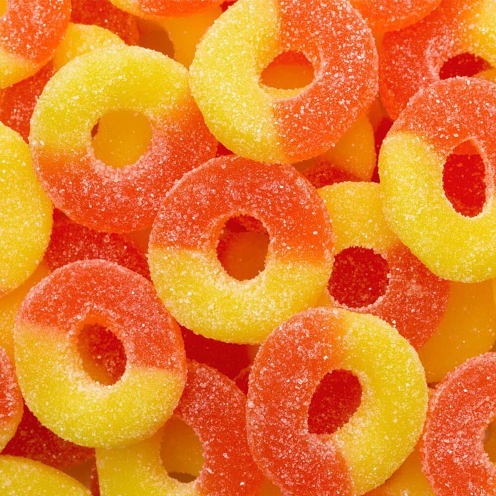 image of Peach Rings, 9 oz