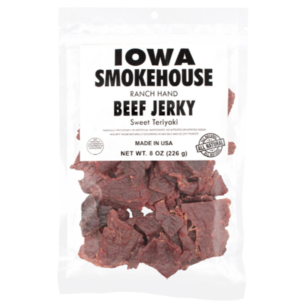 image of Ranch Hand Sweet Teriyaki Beef Jerky, 8 oz