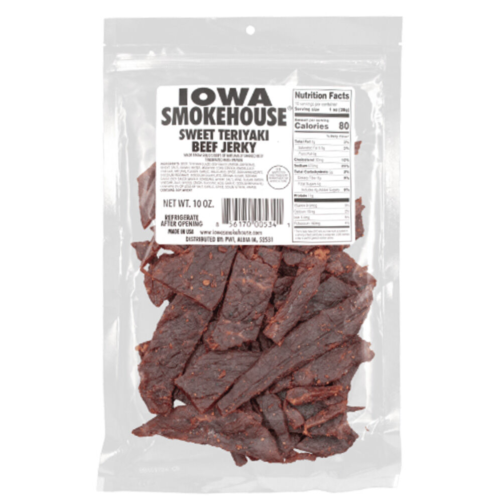 image of Sweet Teriyaki Beef Jerky, 10 oz