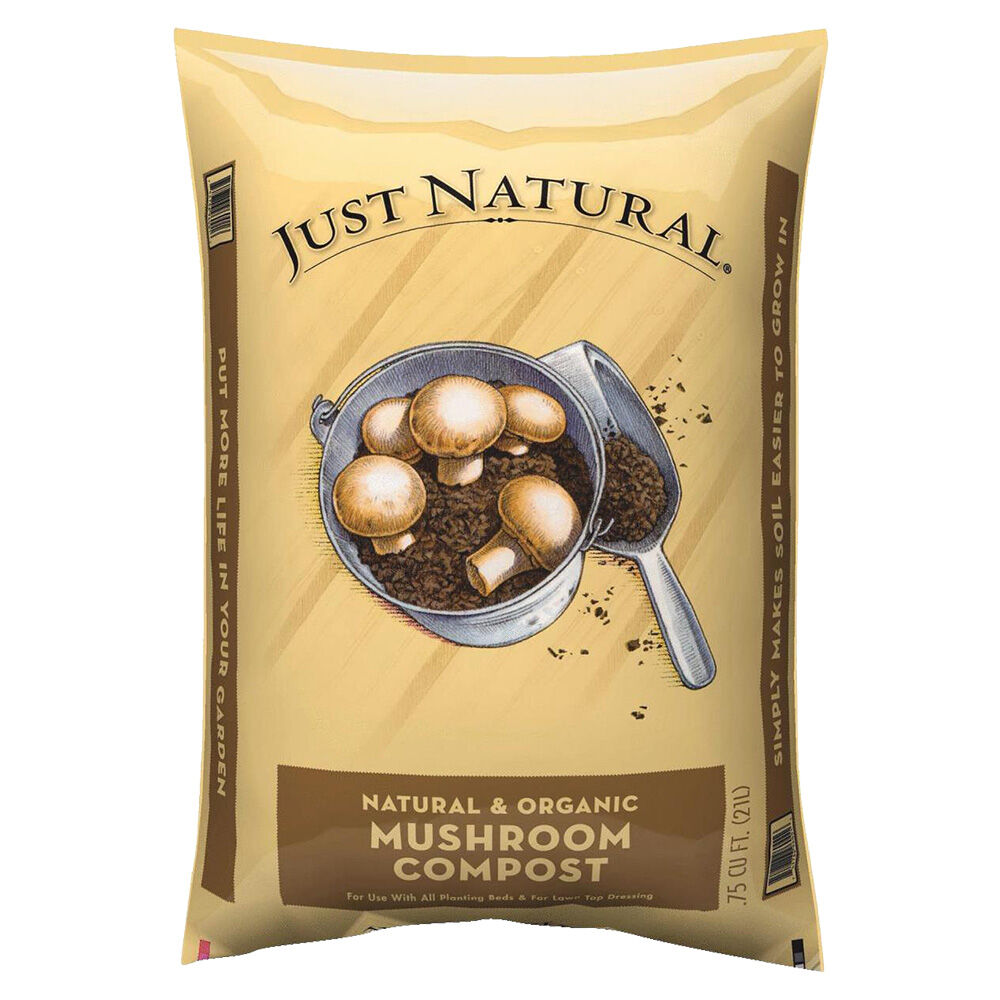 image of Just Natural Organic Mushroom Compost, .75 cu ft