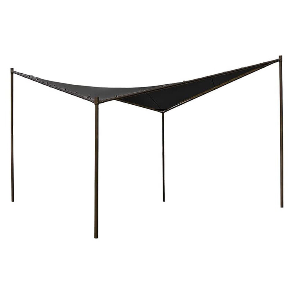 image of 13 in x 13 in Butterfly Gazebo, Charcoal