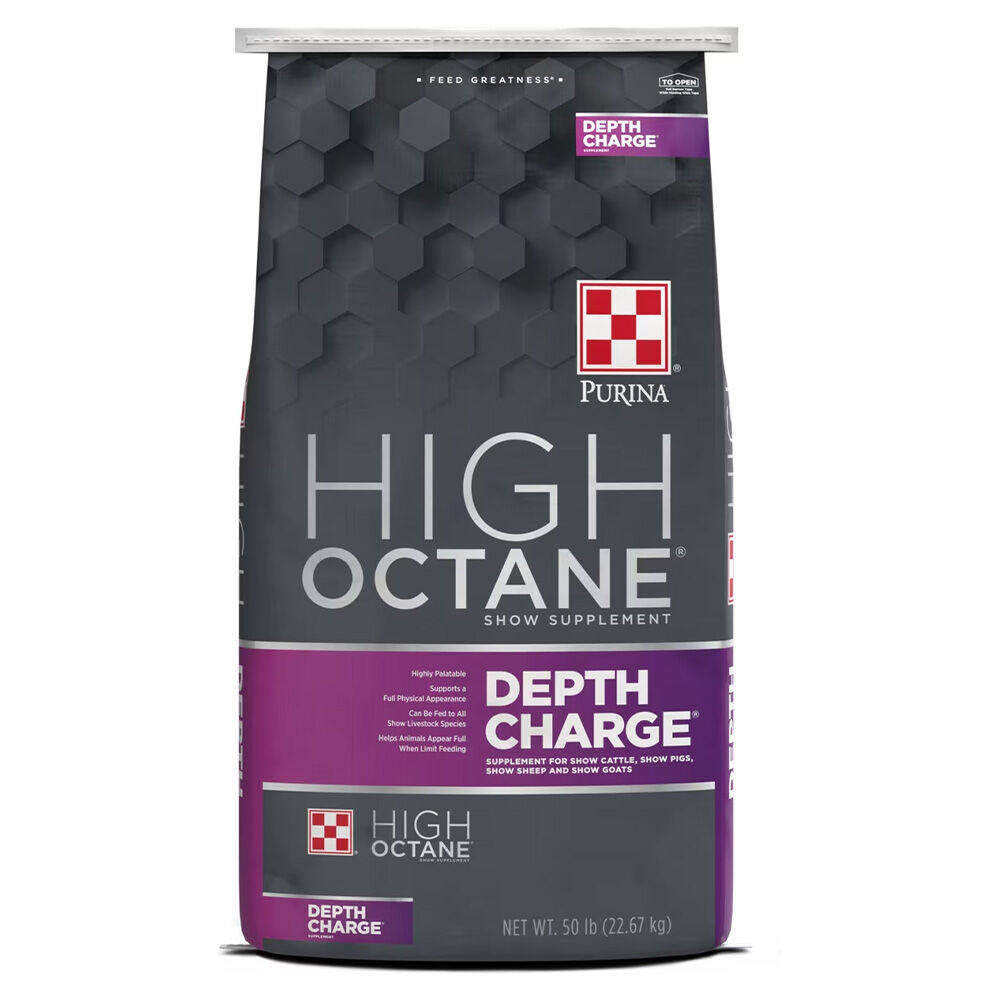 image of High Octane Depth Charge Pellets Livestock Supplement, 50 lb
