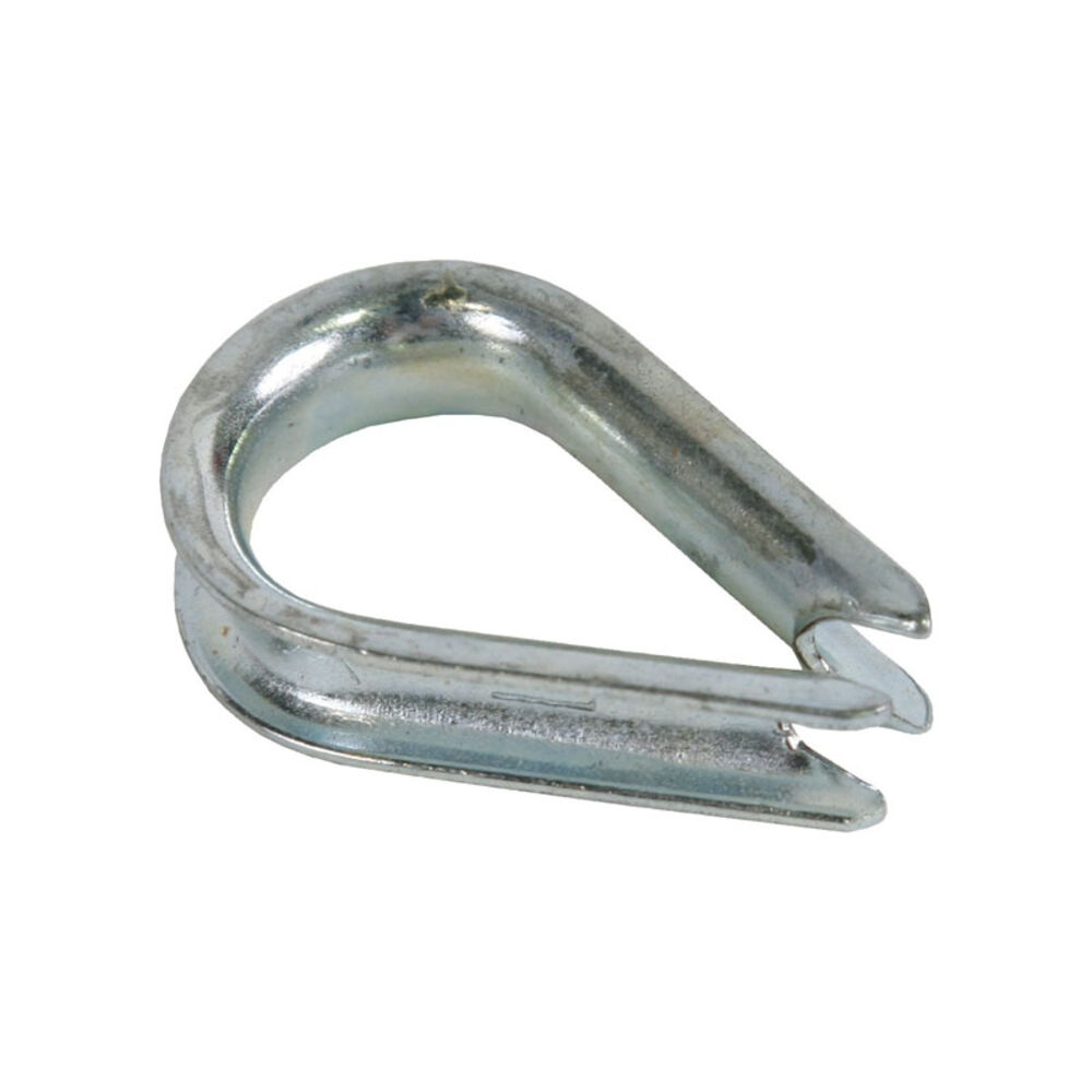 image of Inc Wire Rope Thimble, 3/8-Inch - Zinc Plated
